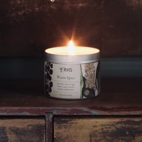 RHS Heritage Tin Candle