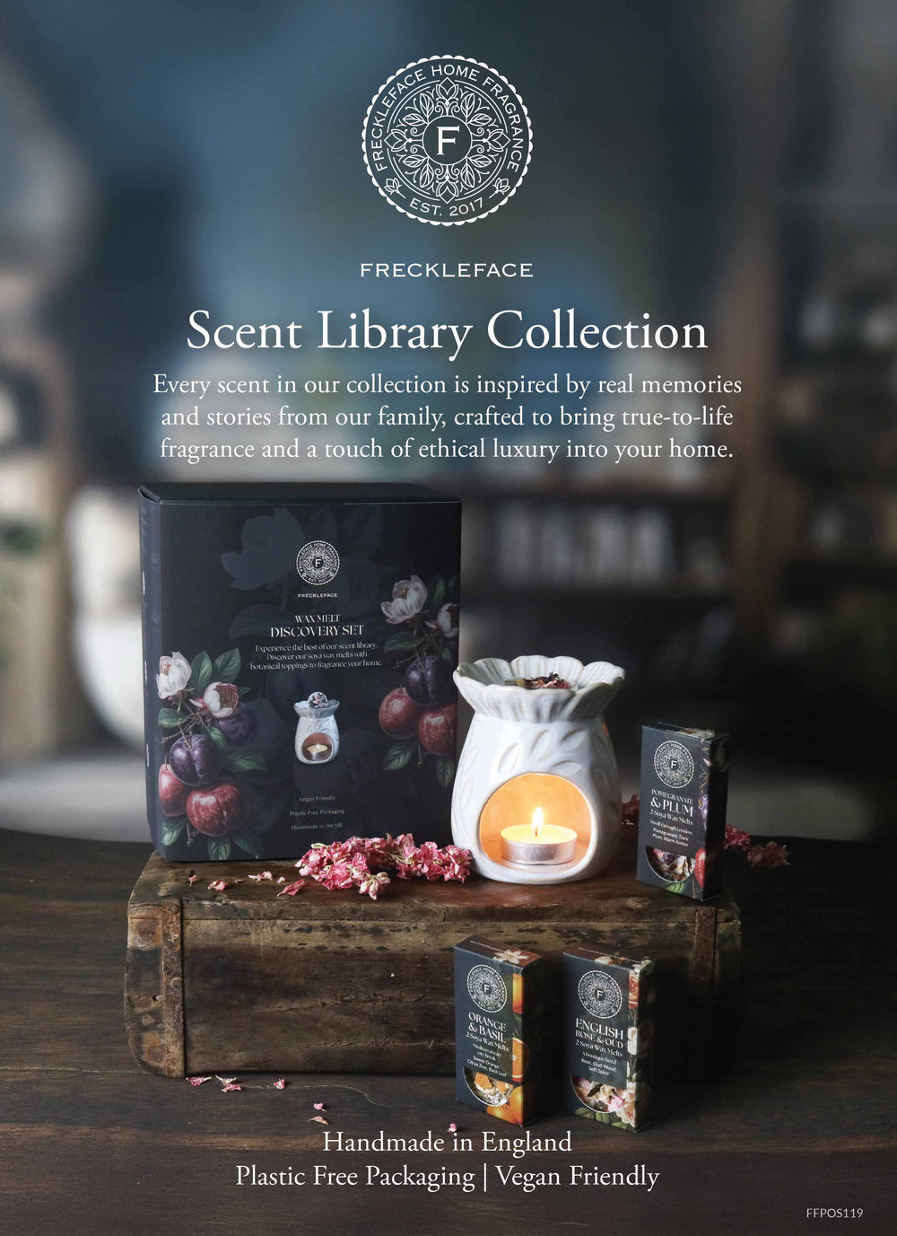 Scent Library Collection A4 Tabletop POS