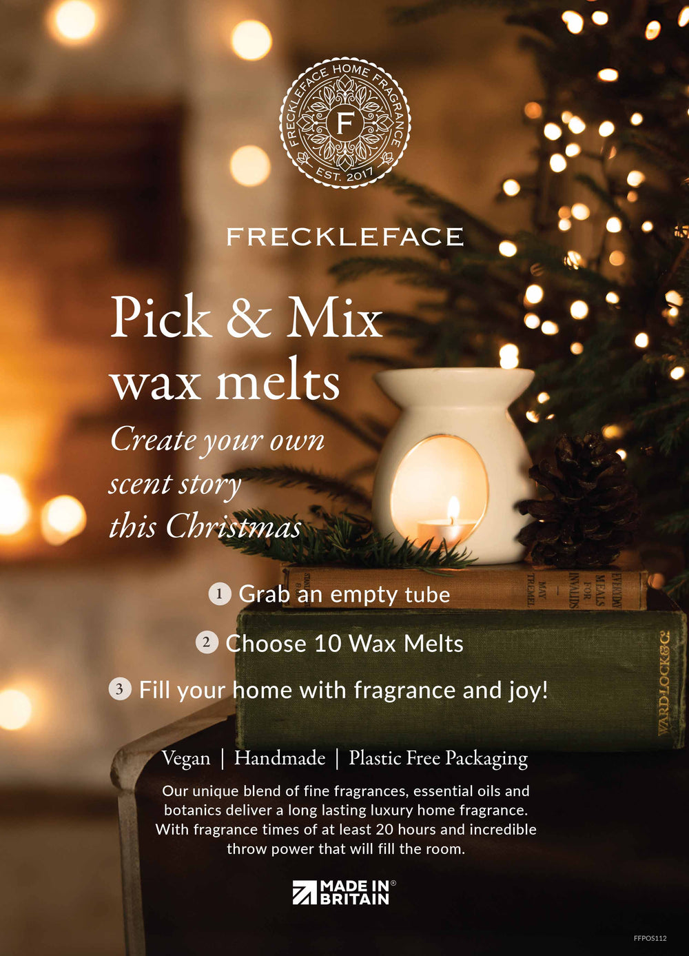 Freckleface Autumn/Winter Pick & Mix Christmas A4 Tabletop POS