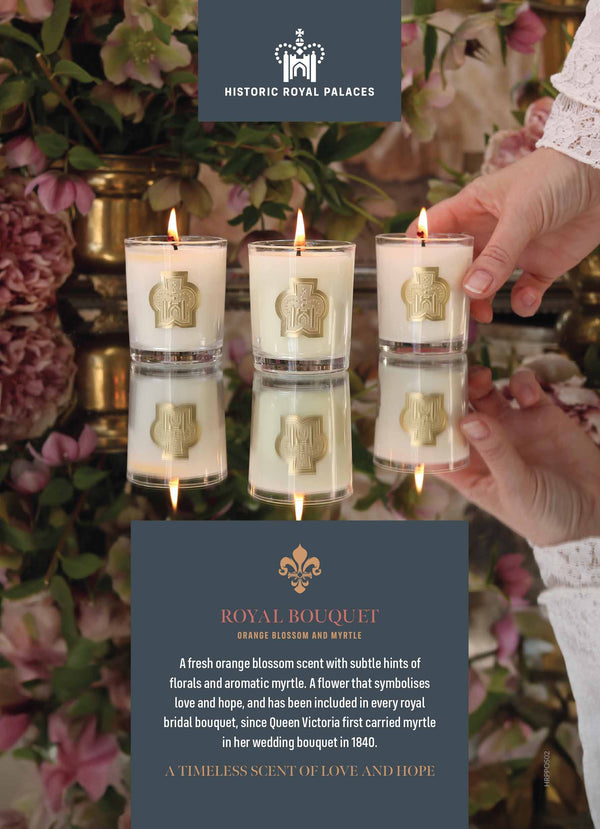 Historic Royal Palaces + Freckleface A5 Royal Bouquet POS